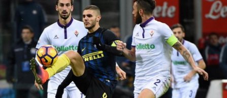 Fiorentina, cu Tatarusanu in poarta, invinsa de Inter Milano, scor 4-2, in campionatul Italiei